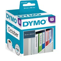 Dymo Ordner-Etiketten Breed 59 x 190 mm Wit 110 St